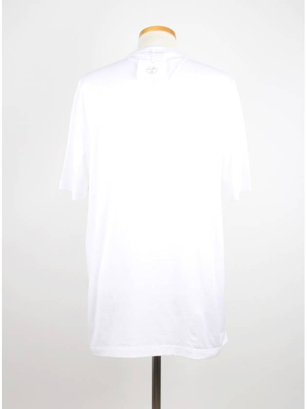 White Horseshoe Icon Short Sleeve T Shirt XL - HERMES - BALAAN 4