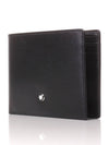 Meisterstück 6CC Leather Half Wallet Black - MONTBLANC - BALAAN 3