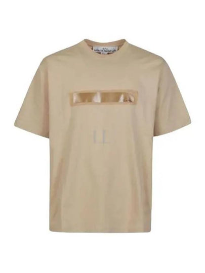 Jean Homme Short Sleeve T-shirt Beige - A.P.C. - BALAAN 2