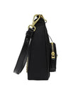 Re-Nylon Brushed Leather Mini Bag Black - PRADA - BALAAN 5