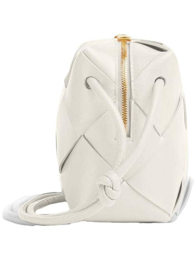 Cassette Intrecciato Mini Shoulder Bag White - BOTTEGA VENETA - BALAAN 4