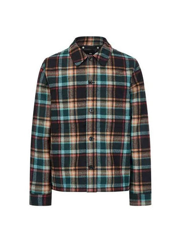 PS Wool Blend Check Overshirt Multi - PAUL SMITH - BALAAN 1