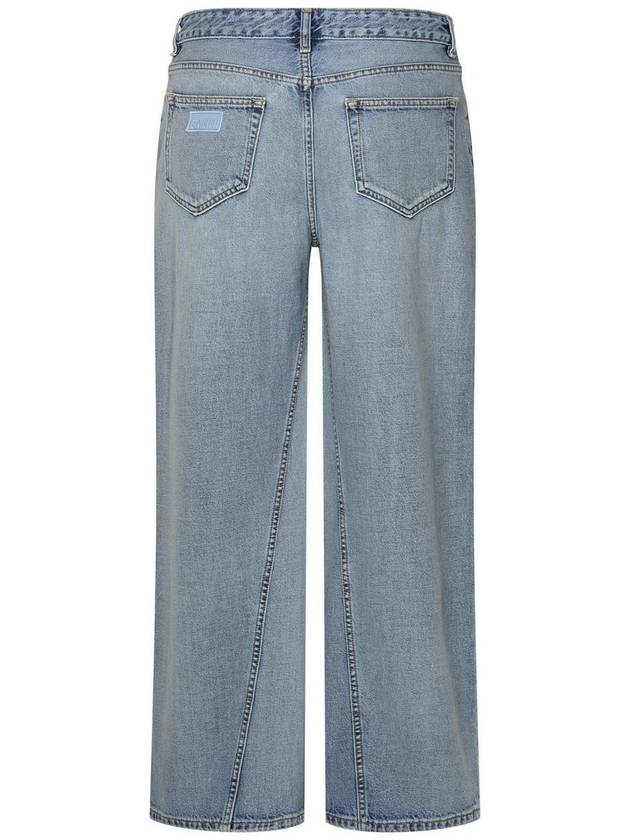 Women's Jozey Wide Jean Light Blue - GANNI - BALAAN 4