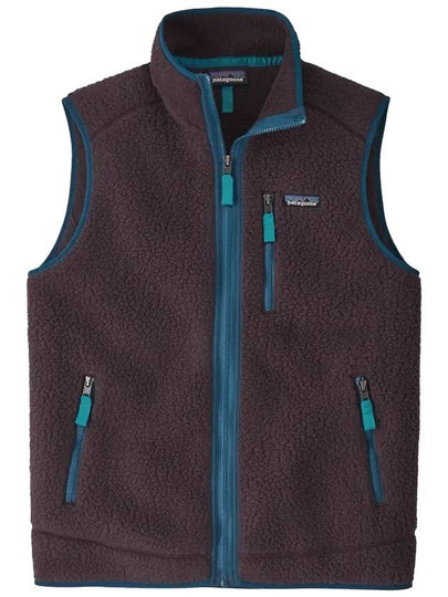 Men's Retro Pile Vest Obsidian Plum - PATAGONIA - BALAAN 2