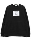 Prorsum Label Sweatshirt Black - BURBERRY - BALAAN 3