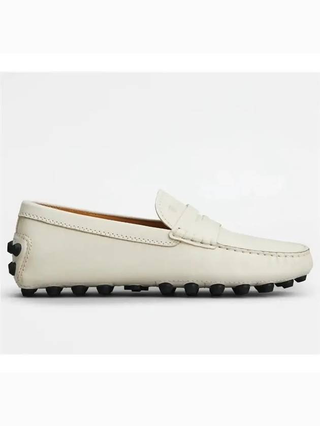 Gomino Moccasin Driving Shoes Cream - TOD'S - BALAAN.