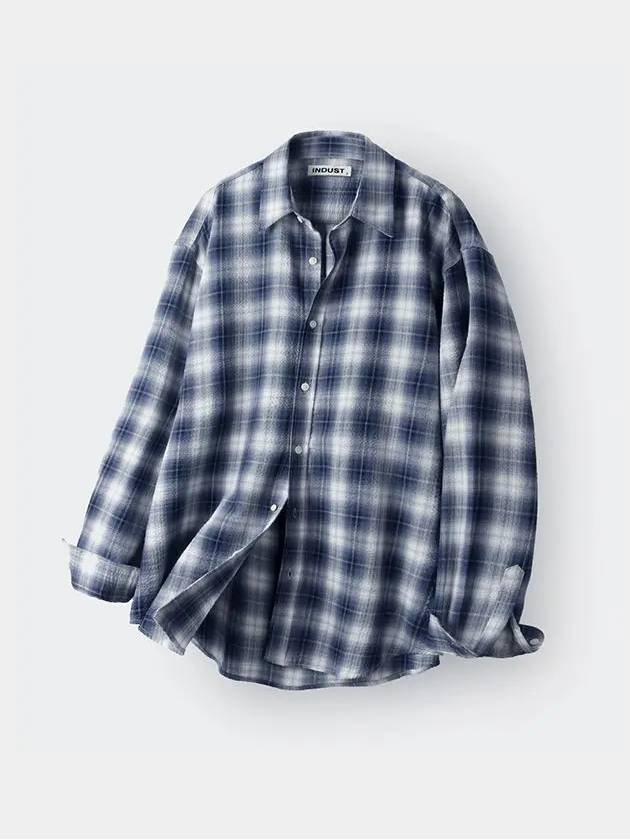 Prime check shirt navy - INDUST - BALAAN 1