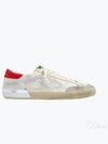 Superstar Leather Red Tab Low Top Sneakers White - GOLDEN GOOSE - BALAAN 2