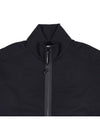 Lens Wappen Zip-Up Jacket Black - CP COMPANY - BALAAN 4