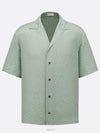 Oblique Short Sleeve Shirt Green - DIOR - BALAAN 6