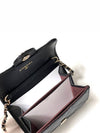 24 Years Classic Caviar Chain Wallet Black AP0238 WOC Mini Bag - CHANEL - BALAAN 4