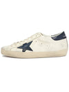 Superstar Beige Night Blue Heel Tab Sneakers - GOLDEN GOOSE - BALAAN 5