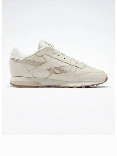 Women's Classic Leather Low Top Sneakers Beige - REEBOK - BALAAN 1