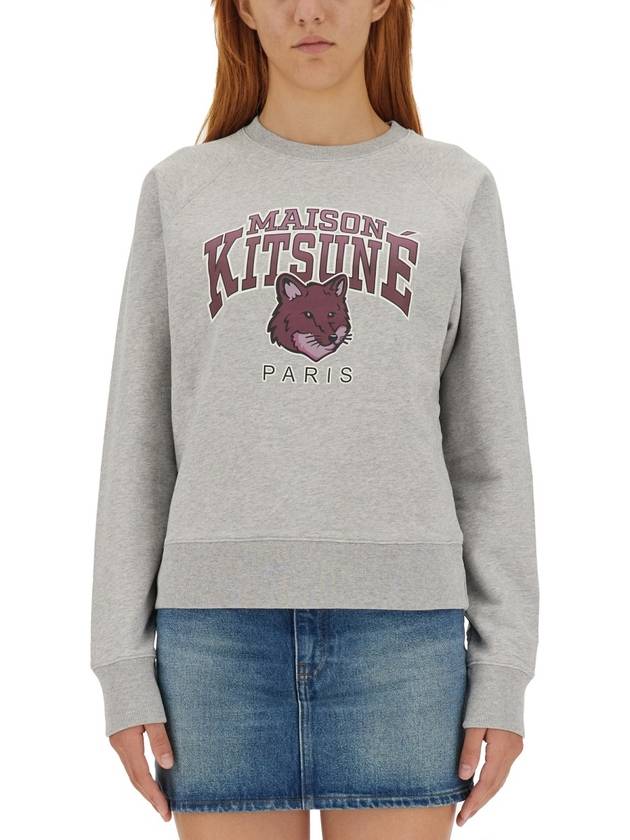 FOX CAMPUS SWEATSHIRT - MAISON KITSUNE - BALAAN 1