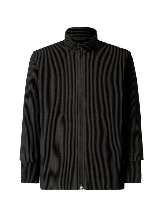 Pleated Jacket Grey - ISSEY MIYAKE - BALAAN 1