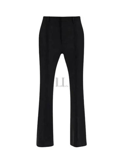 Veneta Flare High Waist Pants Black - BOTTEGA VENETA - BALAAN 2