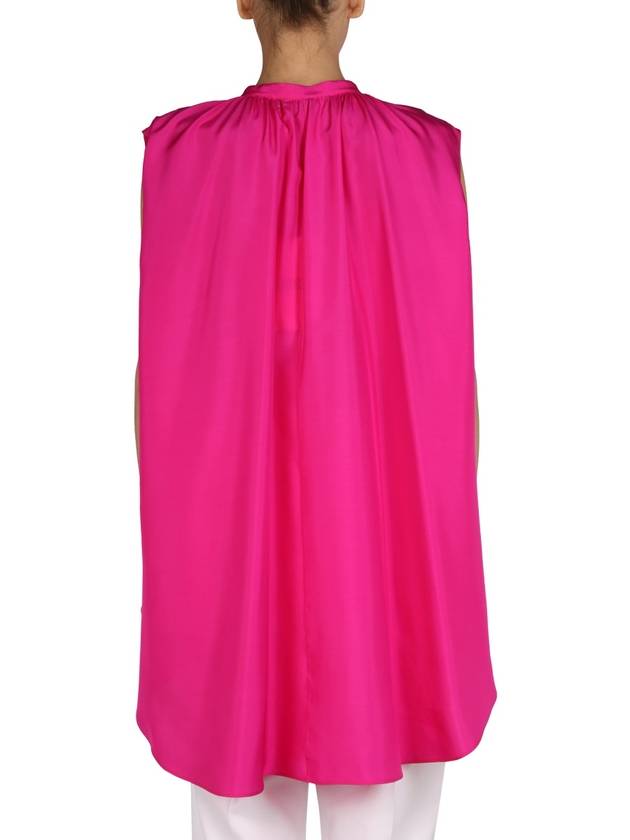 Women's Fuchsia Silk Blouse Pink - ALEXANDER MCQUEEN - BALAAN 4