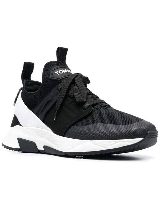 Jago Low-Top Sneakers Black - TOM FORD - BALAAN 3