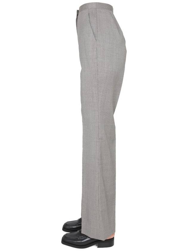 Women's Micro Houndstooth Wide Pants Marone - FABIANA FILIPPI - BALAAN 4