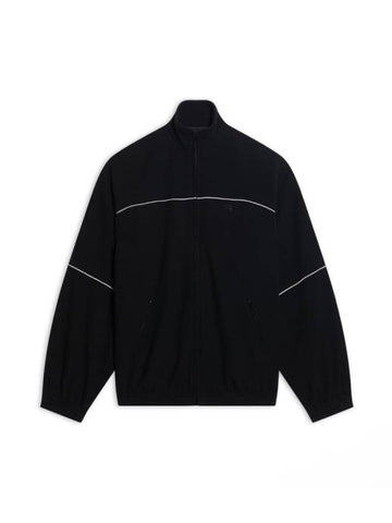 46 Men s Oversized Sporty Stitched Track Zip up Fleece Jacket - BALENCIAGA - BALAAN 1