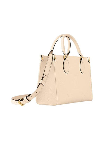 OnTheGo PM Tote Bag Cream - LOUIS VUITTON - BALAAN 1