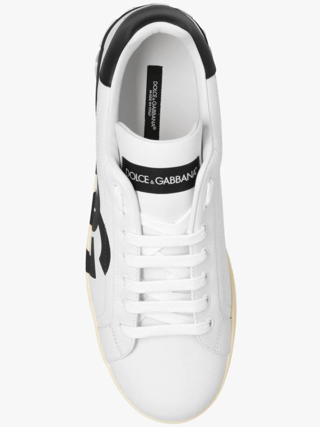 Saint Tropez Calfskin Sneakers White - DOLCE&GABBANA - BALAAN 7