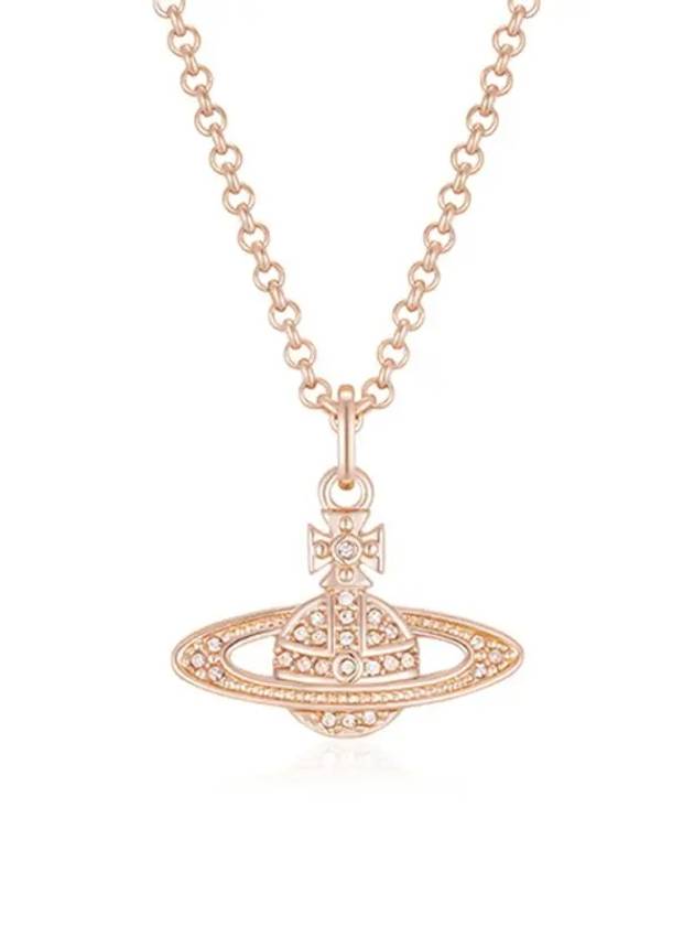 Mini Bas Relief Pendant Necklace Rose Gold - VIVIENNE WESTWOOD - BALAAN 2