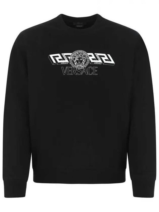 Medusa Logo Sweatshirt Black - VERSACE - BALAAN 1