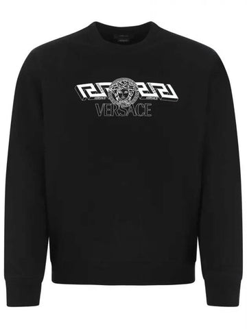 Medusa Logo Sweatshirt Black - VERSACE - BALAAN 1