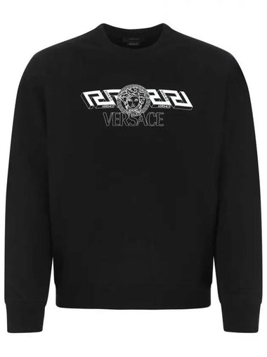 Medusa Logo Sweatshirt Black - VERSACE - BALAAN 1