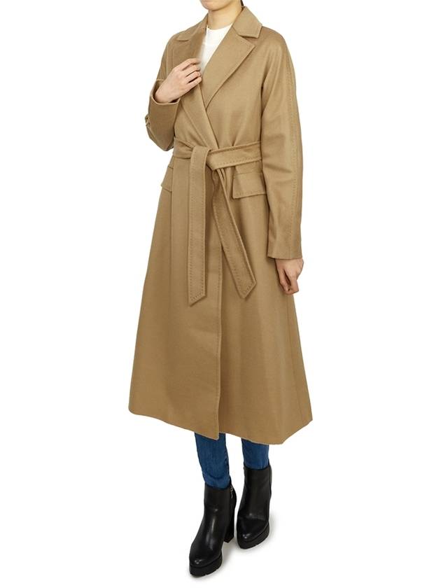 Brado Belted Single Coat Beige - MAX MARA - BALAAN 5