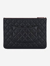 Classic Lambskin Gold Plated Medium Clutch Bag Black - CHANEL - BALAAN 3