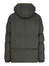 1A00132 53859 829 LAVAINE Logo Patch Down Hooded Padding Dark Khaki Men’s Jacket TJ - MONCLER - BALAAN 5