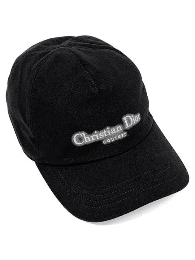 Halo Effect Logo Couture Ball Cap Black - DIOR - BALAAN 2