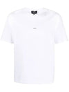 Men's Kyle Logo Print Cotton Jersey Short Sleeve T-Shirt  White - A.P.C. - BALAAN 2