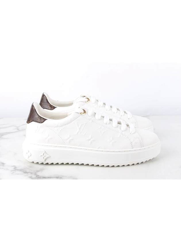 Monogram Time Out Sneakers White 37 5 235 - LOUIS VUITTON - BALAAN 6