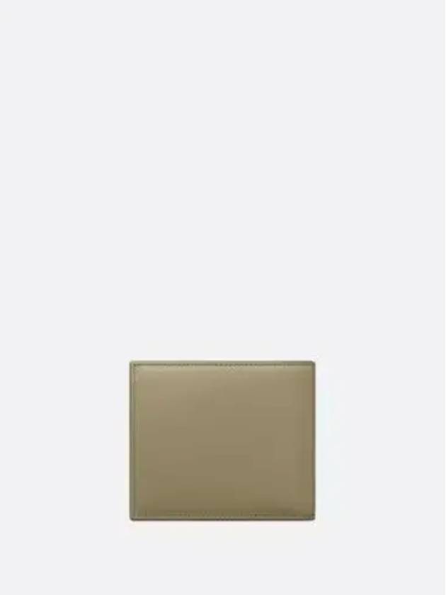 Logo Leather Half Wallet Green - DIOR - BALAAN 5