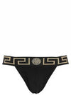 Men's Greca Border Jock Strap Briefs Black - VERSACE - BALAAN 2