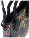 floral-print leather tote bag - KENZO - BALAAN.