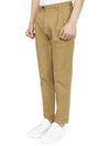 Men's Virgin Wool Straight Pants Brown - DRUMOHR - BALAAN 3