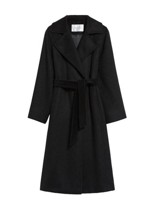 Women's Manuela Icon Single Coat Black - MAX MARA - BALAAN 2