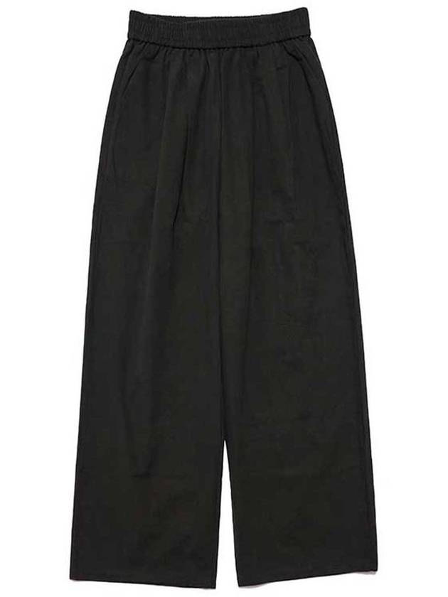 Women s Peach Cotton Wide Pants Black - SMITH ARMOR - BALAAN 2