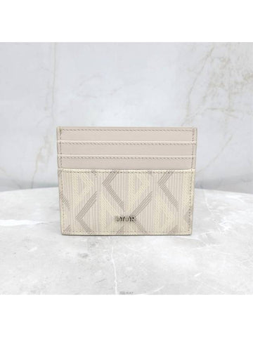 Lux You CD diamond print card wallet - DIOR - BALAAN 1