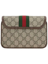 Ophidia GG Mini Shoulder Bag Beige Ebony - GUCCI - BALAAN 5