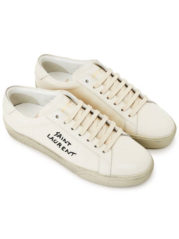 Court Classic SL/06 Sneakers Cream - SAINT LAURENT - BALAAN 4