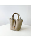 Picotin Lock 22 Tote Bag Gold Beige Marfa - HERMES - BALAAN 2