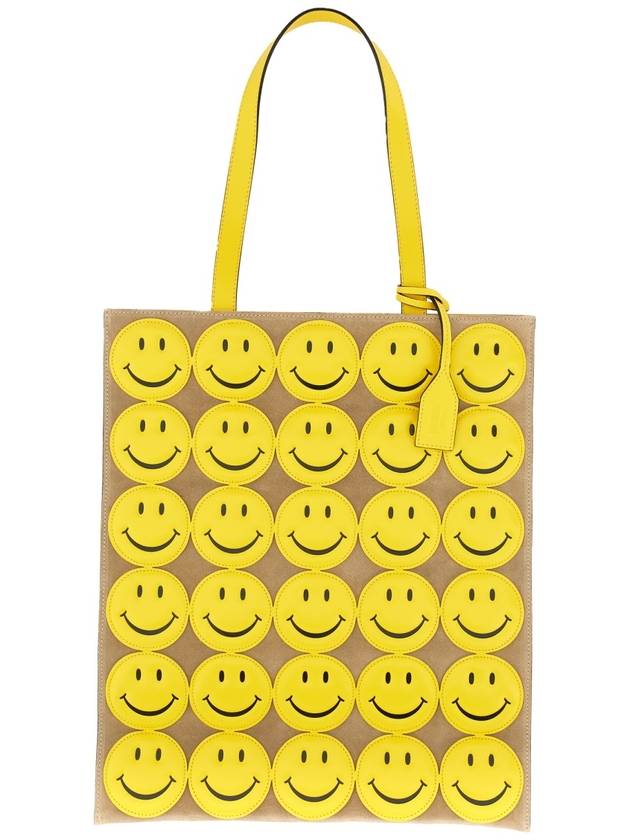 "SMILEY" SHOPPER BAG - MOSCHINO - BALAAN 1