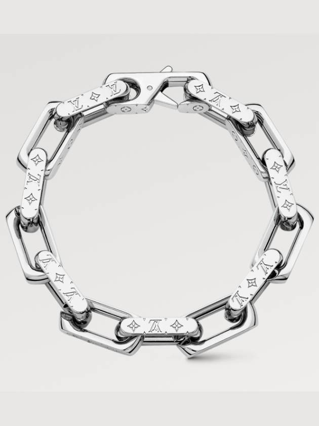 Monogram Chain Bracelet Silver - LOUIS VUITTON - BALAAN 2