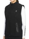 women's brushed vest black - HYDROGEN - BALAAN 4