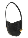 Solstice Intrecciato Mini Leather Shoulder Bag Black - BOTTEGA VENETA - BALAAN 3